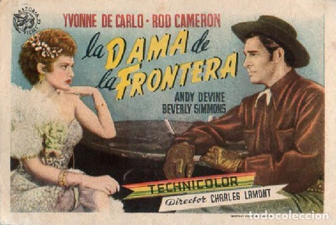 Cine: PROGRAMA DE CINE: LA DAMA DE LA FRONTERA PC-9491 - Foto 1