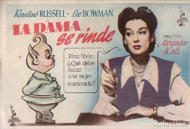 Cine: PROGRAMA DE CINE: LA DAMA SE RINDE PC-9493 - Foto 1