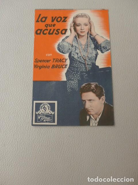Cine: LA VOZ QUE ACUSA ANTIGUO PROGRAMA DE CINE - Foto 2
