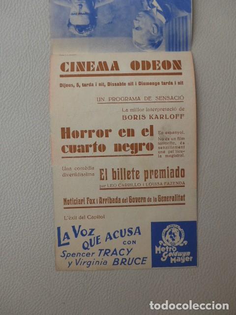 Cine: LA VOZ QUE ACUSA ANTIGUO PROGRAMA DE CINE - Foto 5