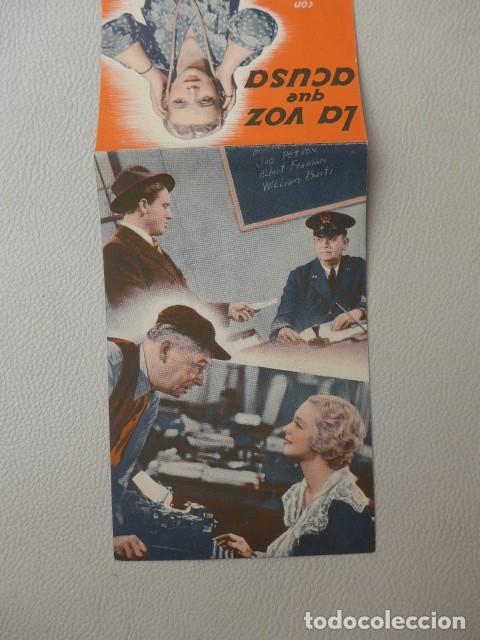 Cine: LA VOZ QUE ACUSA ANTIGUO PROGRAMA DE CINE - Foto 7