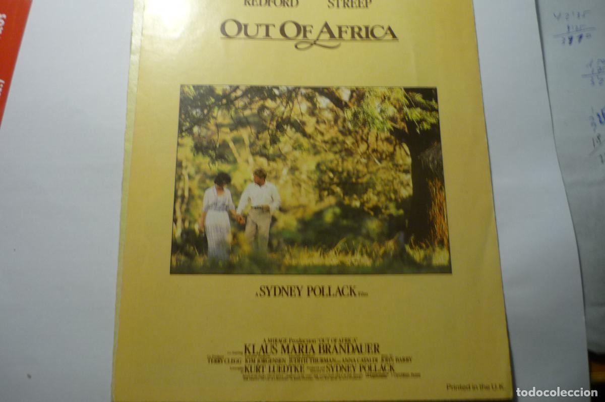 Cine: programa cine doble memorias de africa.-robert redfrd - Foto 1
