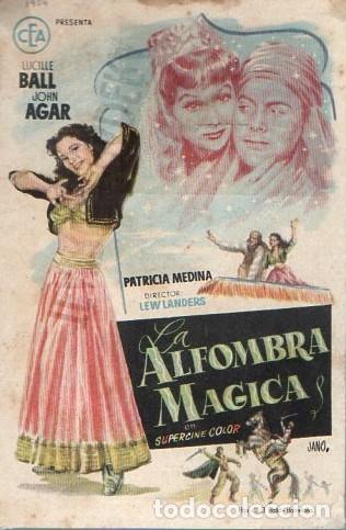 Cine: PROGRAMA DE CINE: LA ALFOMBRA M&Aacute;GICA PC-9506 - Foto 1