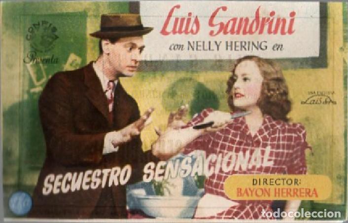 Cine: PROGRAMA DE CINE: SECUESTRO SENSACIONAL PC-9518 - Foto 1
