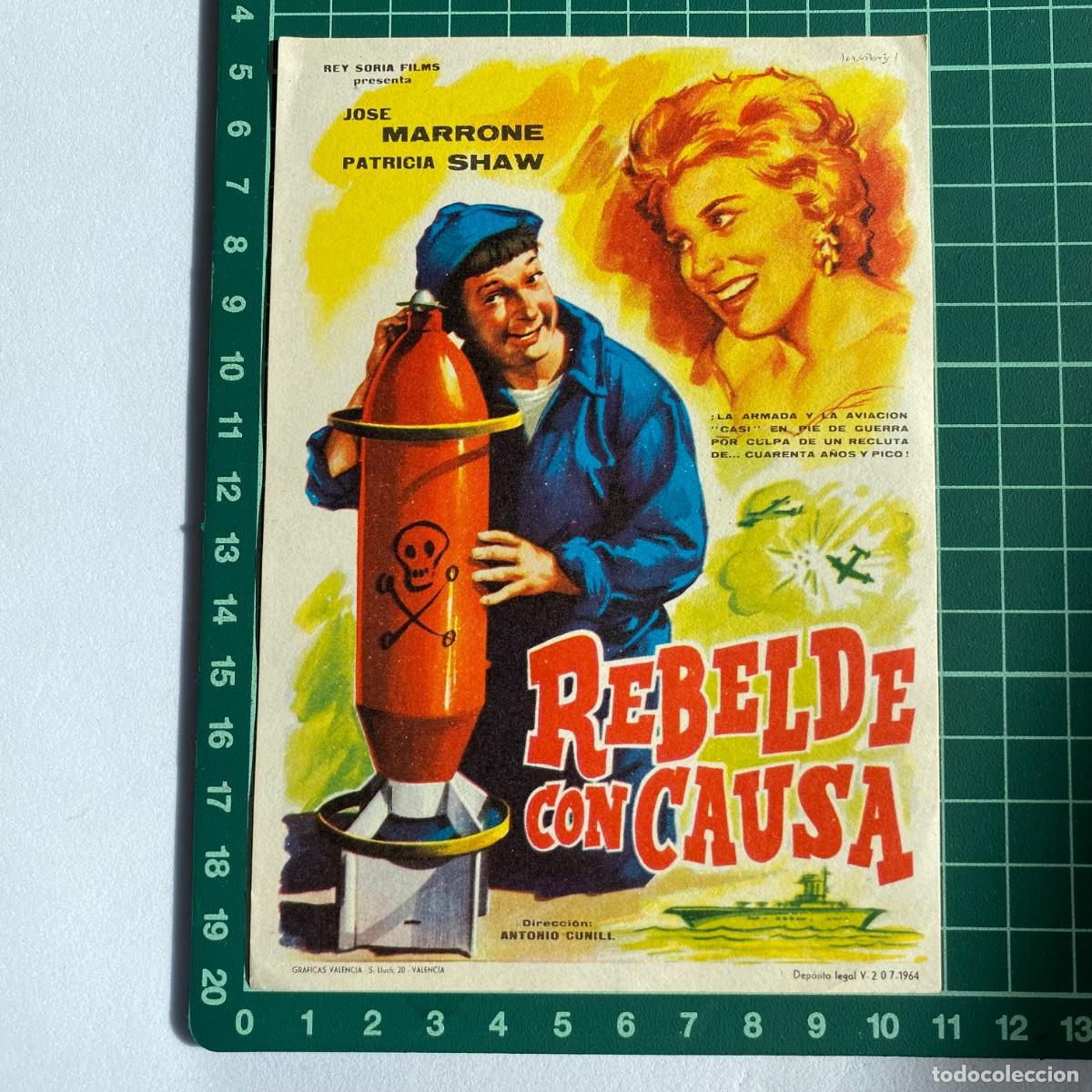Cine: Programa de cine folleto de mano pelicula Rebelde con causa - Foto 1