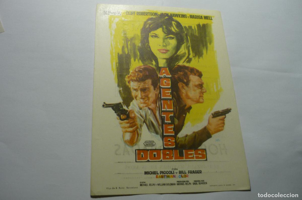 Cine: programa agentes dobles-cliff robertson publicidad - coliseum - Foto 1