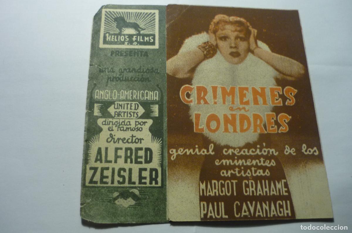 Cine: programa doble crimenes en londres.- - Foto 1