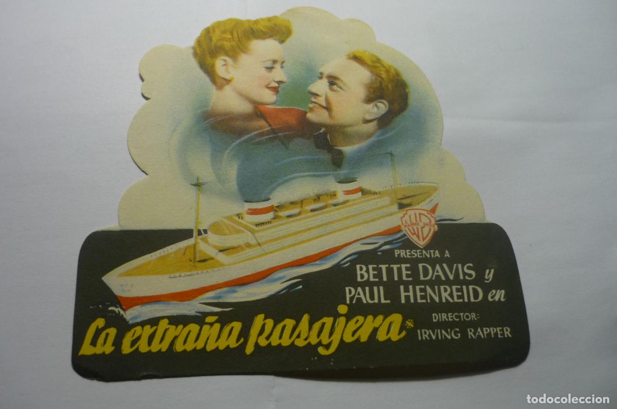 Cine: programa troquelado la extra&ntilde;a pasajera ,.bette davis - Foto 1