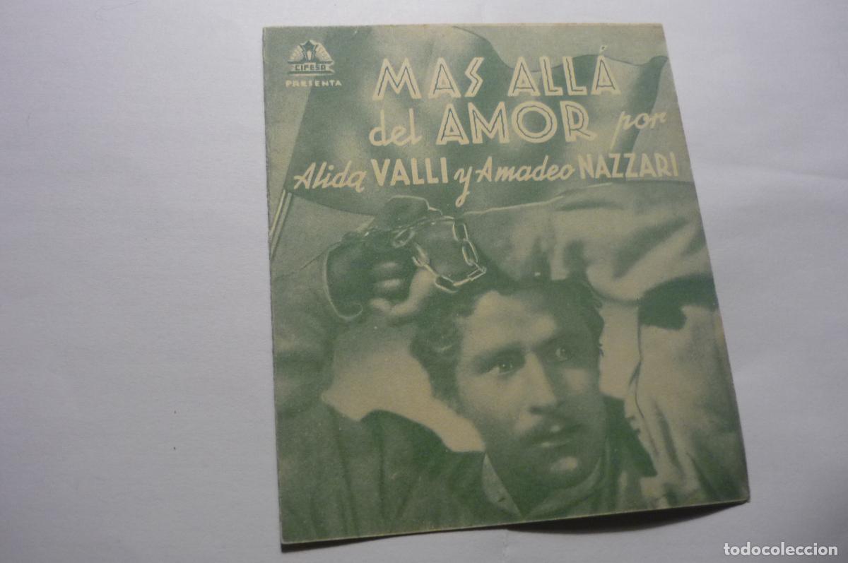 Cine: programa doble mas alla del amor.-alida valli publicidad - Foto 1