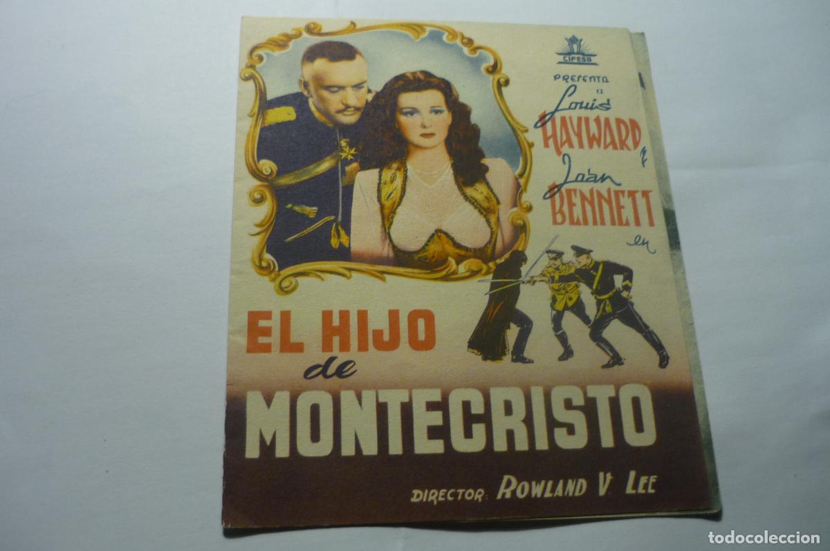 Cine: programa doble el conde de montecristo-joan bennett publicidad - Foto 1