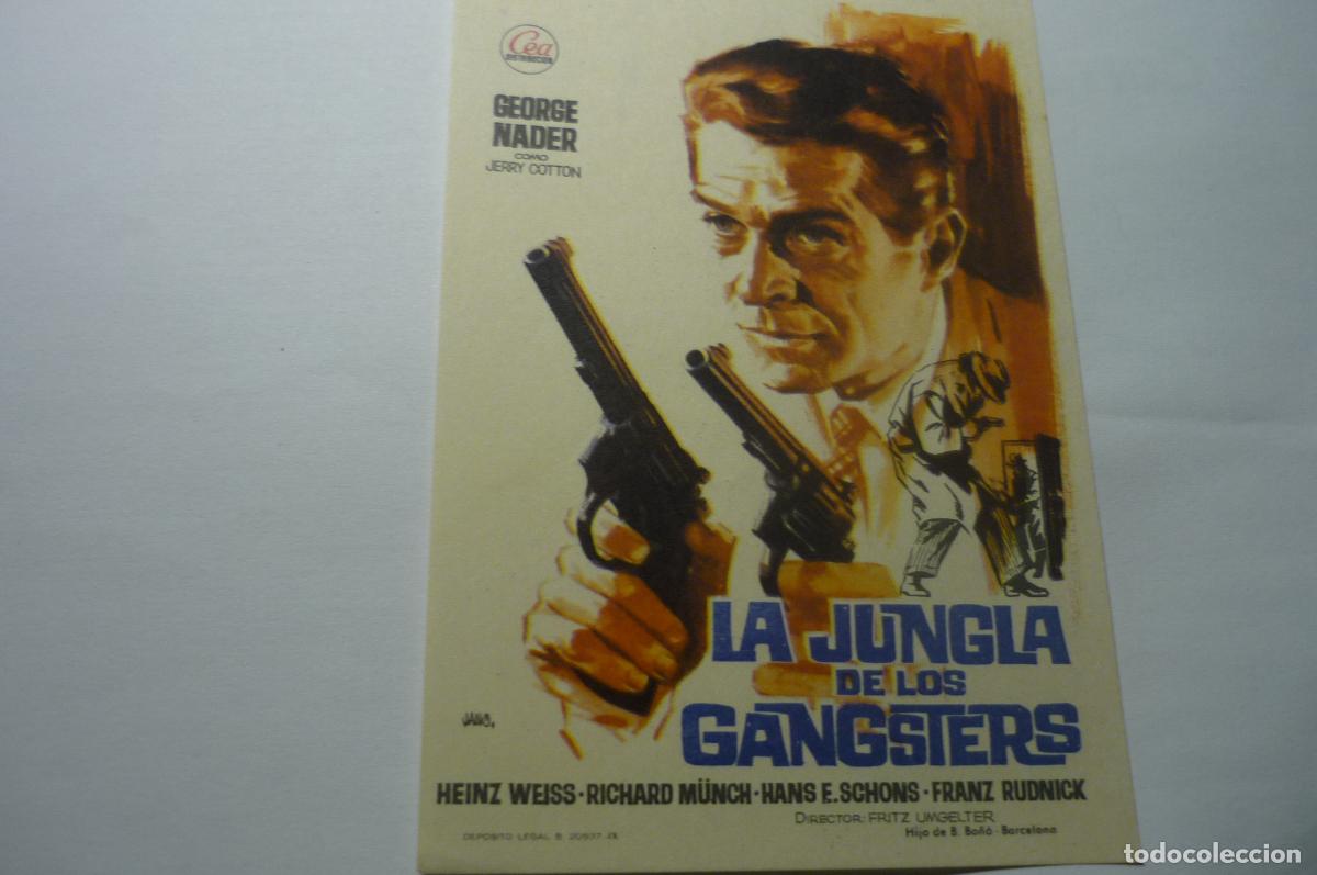 Cine: programa la jungla de los gangsters .-george nader - Foto 1