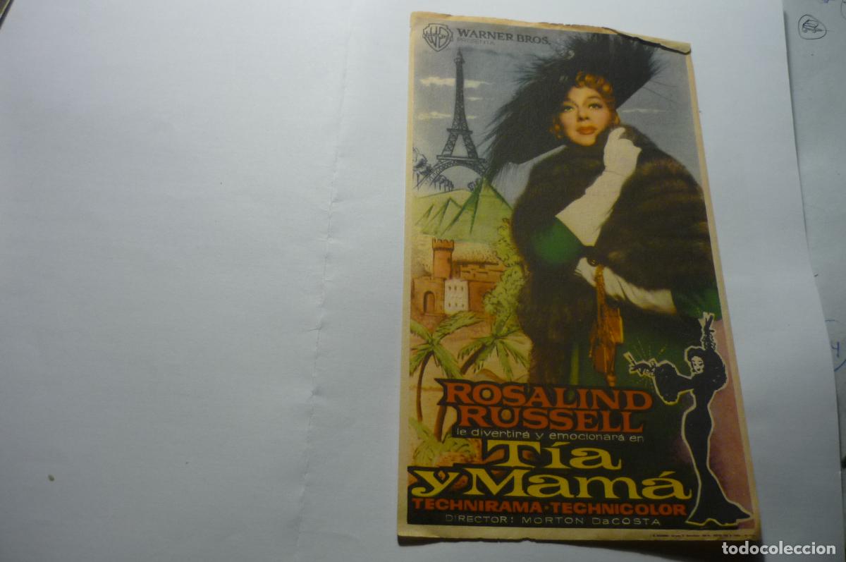 Cine: programa tia y mama .rosalind russell publicidad - Foto 1