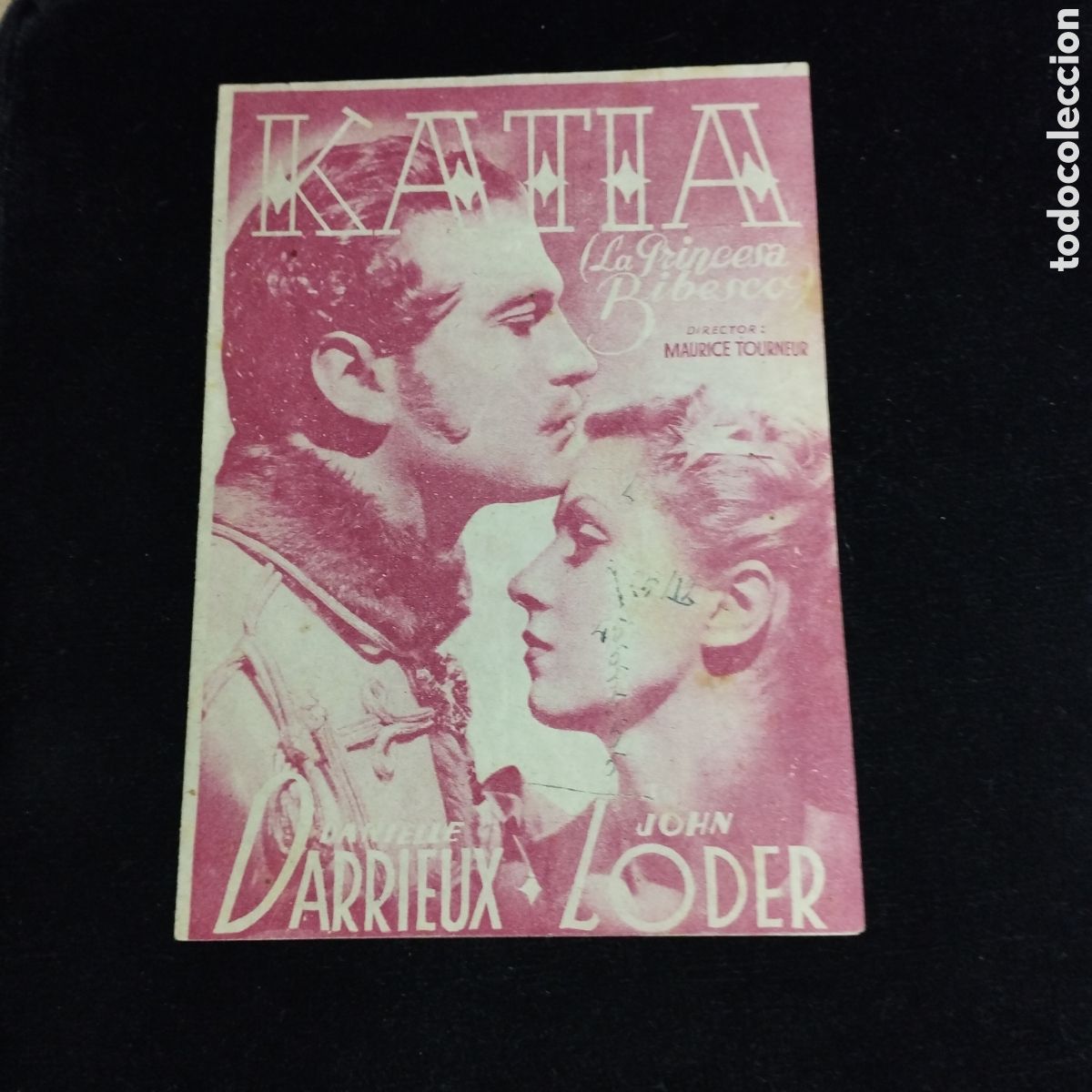 Cine: Programa de cine, doble. Katia. Danielle Darrieux. John Loder. 1941. Victoria y Nacional. - Foto 1