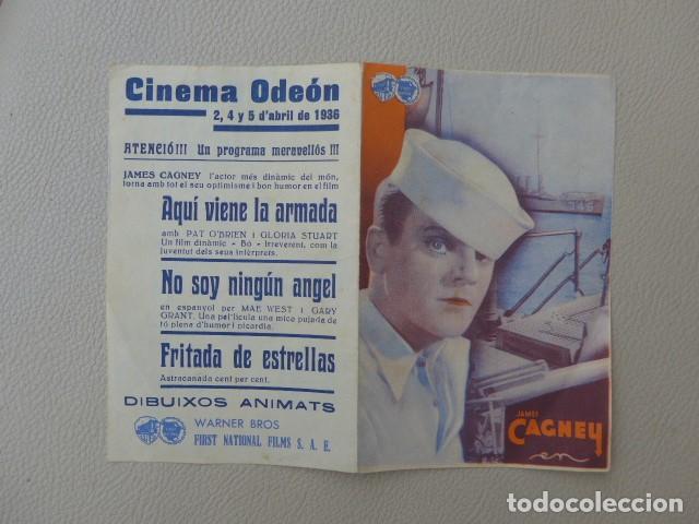 Folhetos de m&atilde;o de filmes antigos de cinema: AQUI VIENE LA ARMADA ANTIGUO PROGRAMA DE CINE 1936