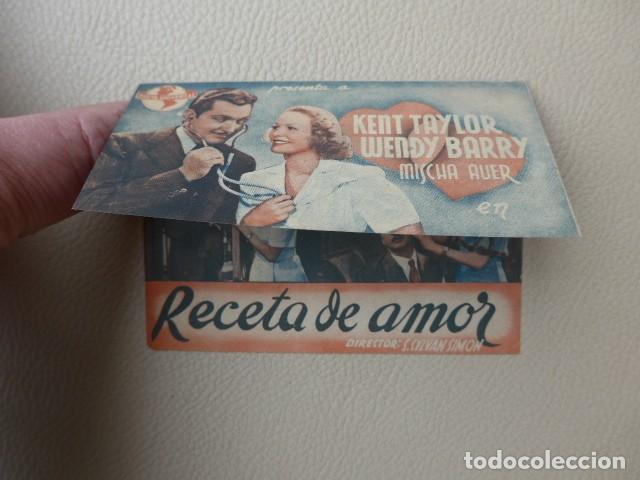 Cine: RECETA DE AMOR ANTIGUO PROGRAMA DE CINE - Foto 3