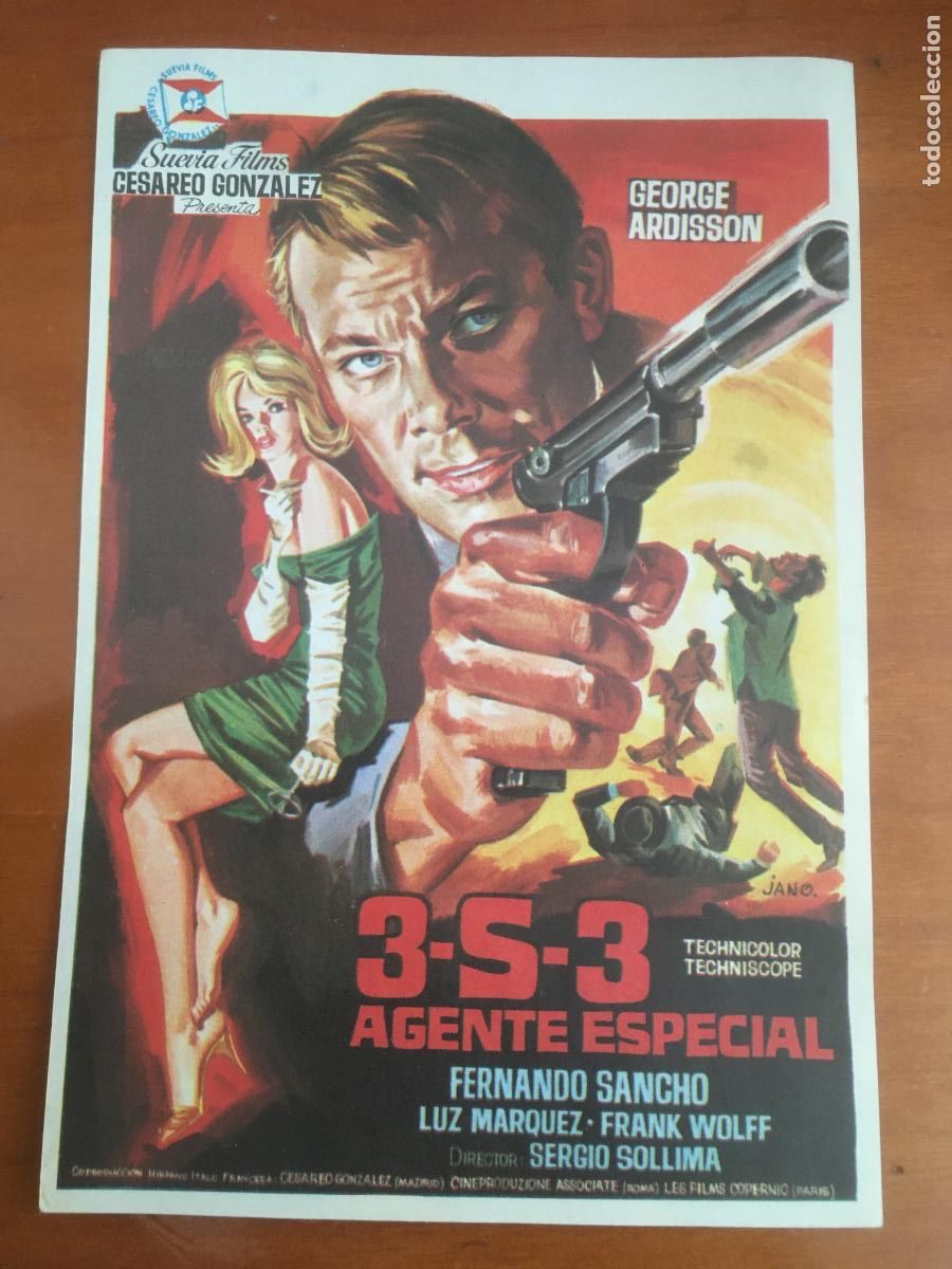Cinema: 3-s-3 agete especial 3s3 folleto de mano original