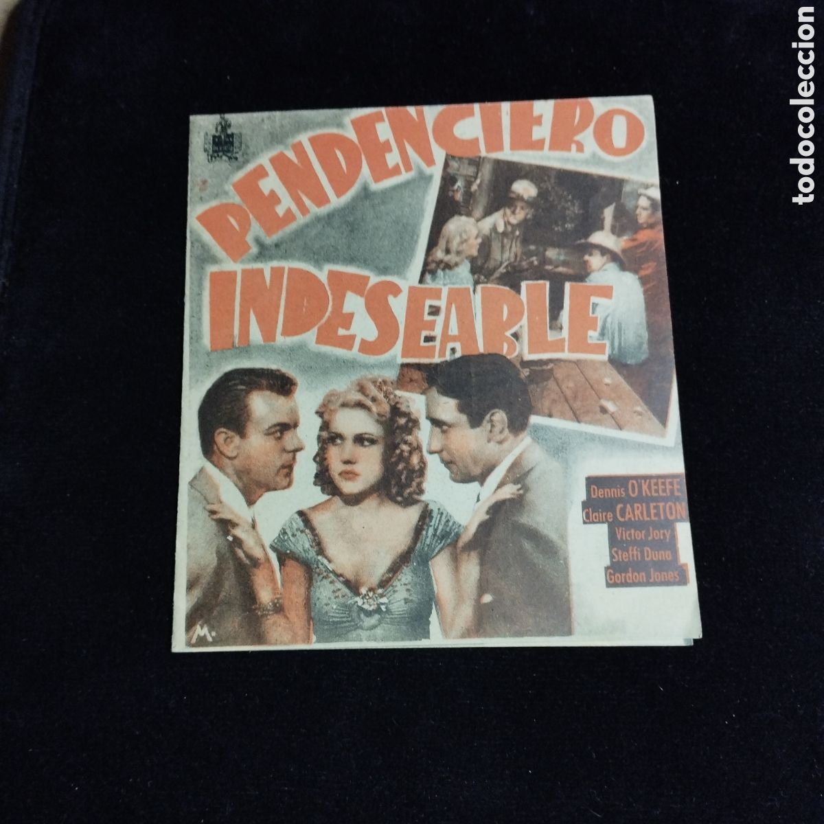 Cine: Programa de cine, doble. Pendenciero indeseable. Dennis OKeefe. Claire Carleton. Sp - Foto 1