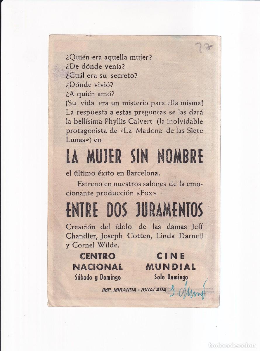 Cine: LA MUJER SIN NOMBRE : PHYLLIS CALVERT - Foto 2