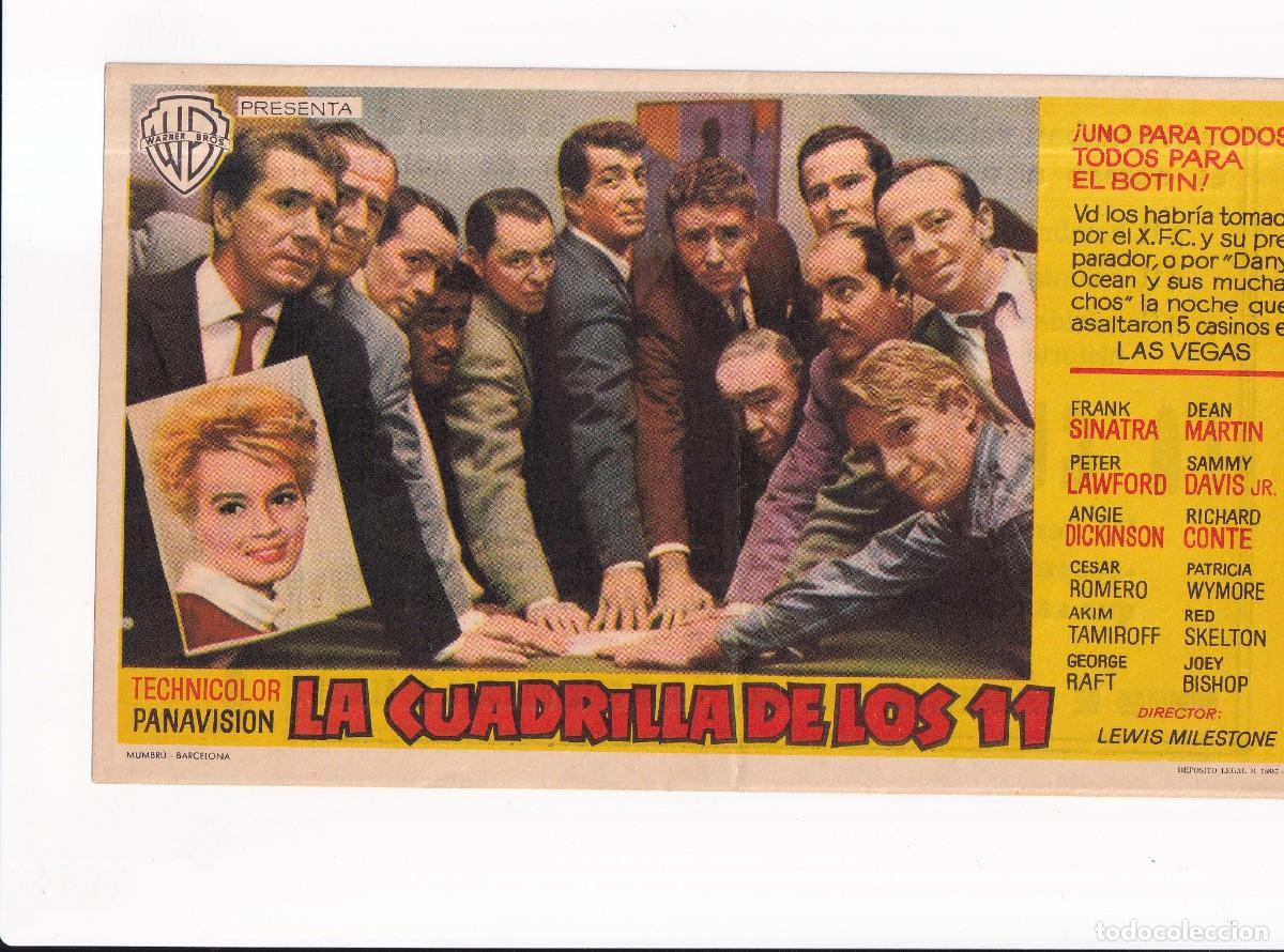 Cine: LA CUADRILLA DE LOS 11 : FRANK SINATRA - Foto 1