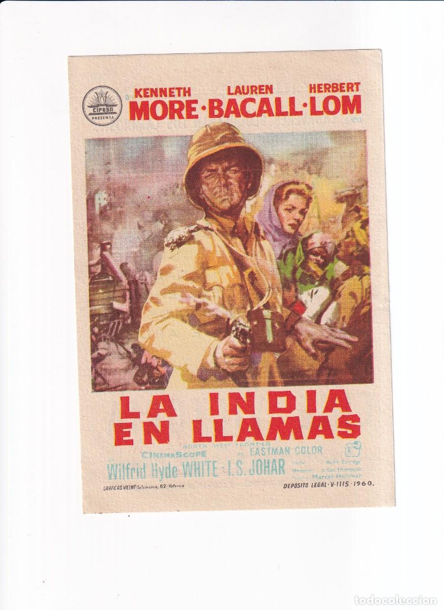 Cine: LA INDIA EN LLAMAS : KENNETH MORE - Foto 1