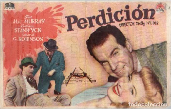 Cine: PROGRAMA DE CINE: PERDICI&Oacute;N PC-9534 - Foto 1