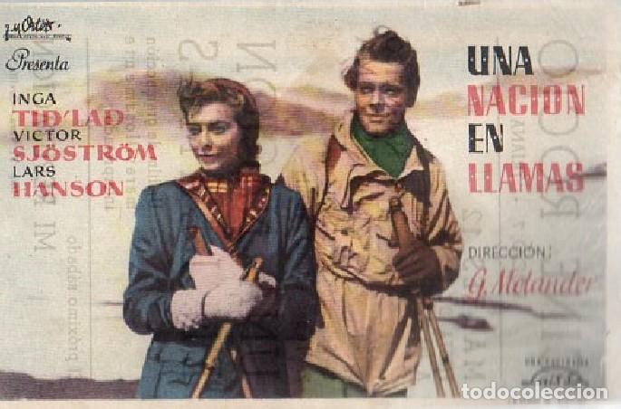 Cine: PROGRAMA DE CINE: UNA NACI&Oacute;N EN LLAMAS PC-9536 - Foto 1