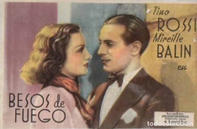 Cine: PROGRAMA DE CINE: BESOS DE FUEGO PC-9540 - Foto 1