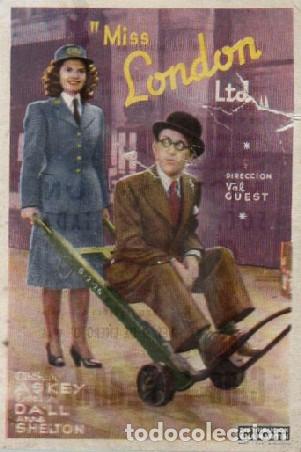 Cine: PROGRAMA DE CINE: MISS LONDON PC-9561 - Foto 1