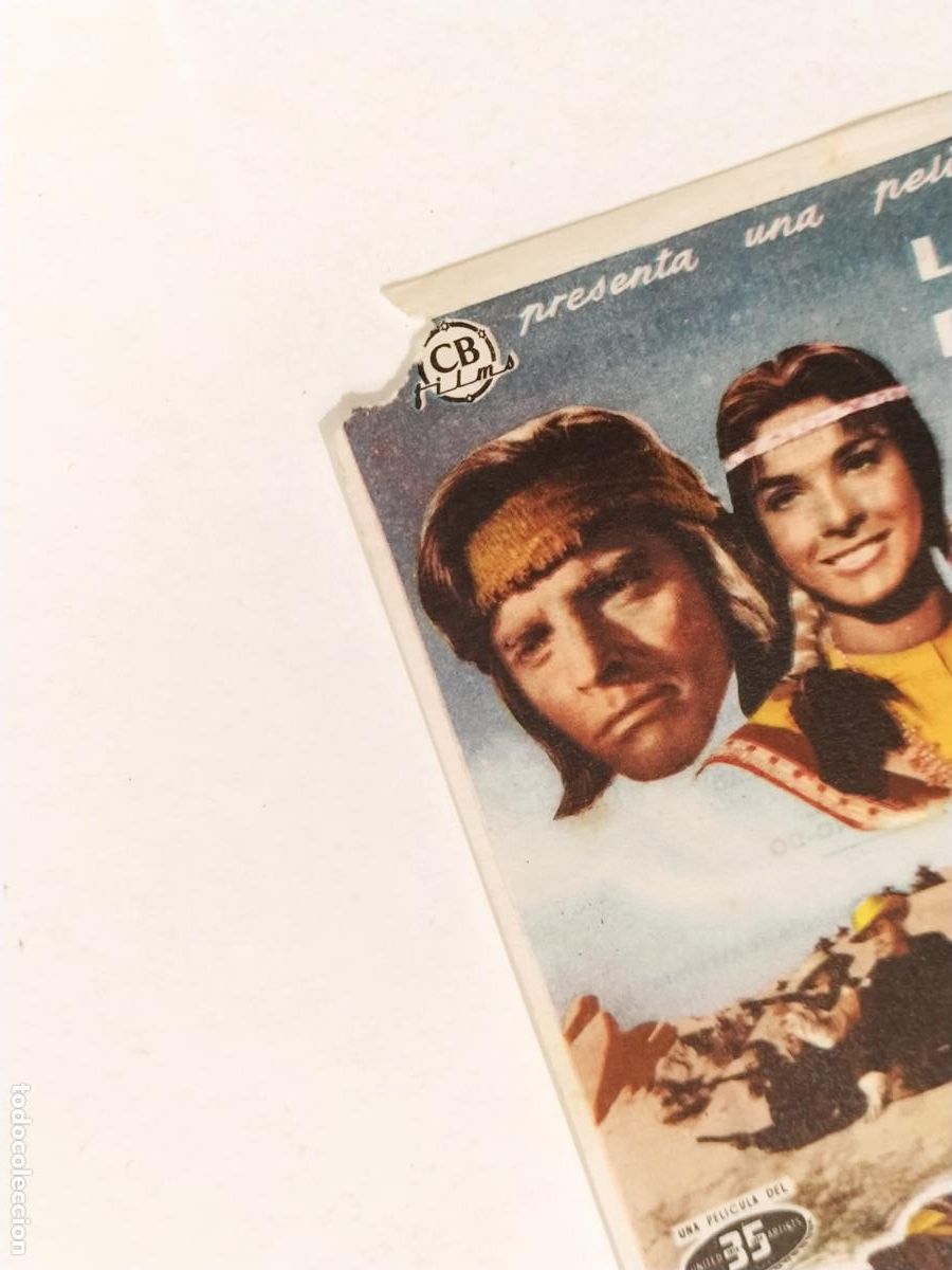 Cine: APACHE - BURT LANCASTER - CINE LA CALANDRIA , MASNOU - PROGRAMA DE CINE -(K-14.263) - Foto 3