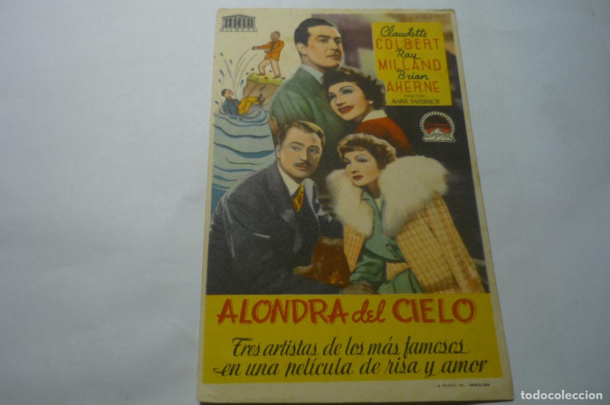 Cine: programa alondra del cielo ray milland - Foto 1
