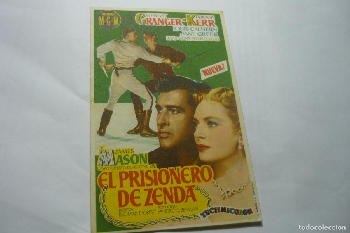 Cine: PROGRAMA EL PRISIONERO DE ZENDA .-STEWART GRANGER PUBLICIDAD - Foto 1