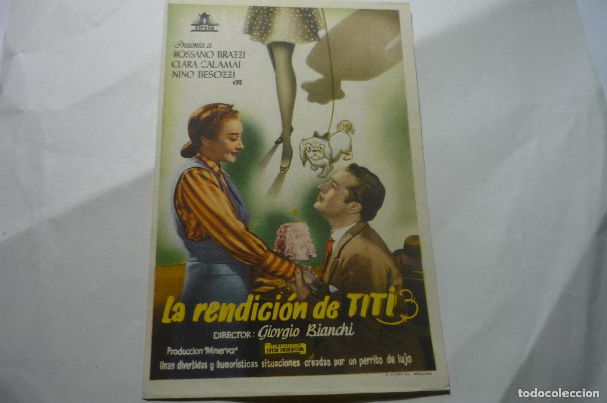 Cine: PROGRAMA LA RENDICION DE TITI.- cinema alhambra,.zaragoza - Foto 1