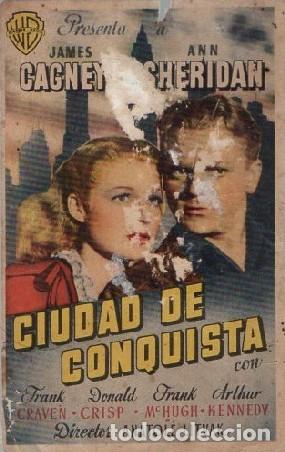 Cine: PROGRAMA DE CINE: CIUDAD DE CONQUISTA PC-9575 - Foto 1
