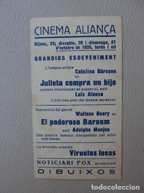 Cine: JULIETA CONPRA UN HIJO ANTIGUO PROGRAMA DE CINE - Foto 3