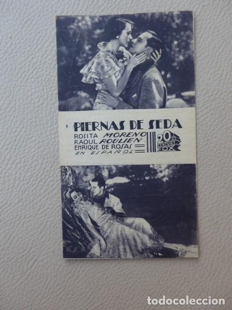 Cine: PIERNAS DE SEDA ANTIGUO PROGRAMA DE CINE - Foto 1