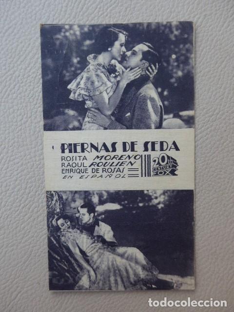Cine: PIERNAS DE SEDA ANTIGUO PROGRAMA DE CINE - Foto 2