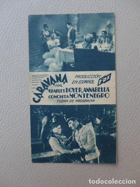 Cine: CARAVANA ANTIGUO PROGRAMA DE CINE - Foto 1