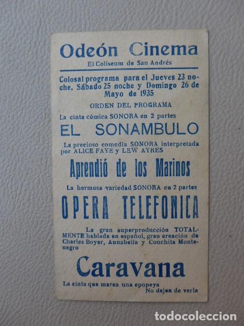Cine: CARAVANA ANTIGUO PROGRAMA DE CINE - Foto 3