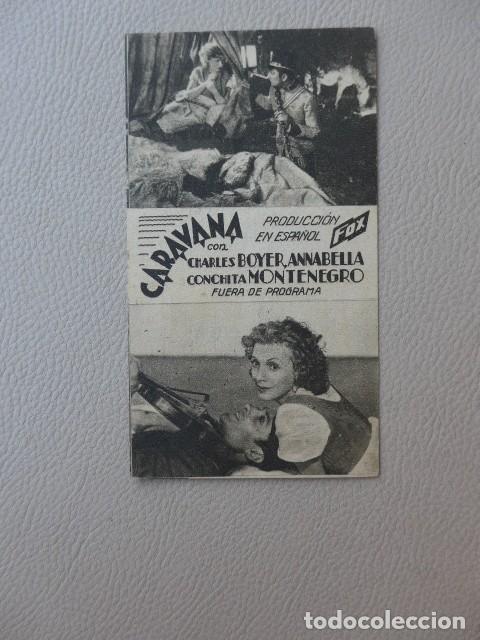 Cine: CARAVANA ANTIGUO PROGRAMA DE CINE - Foto 2