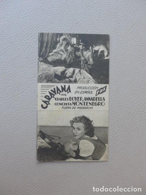 Cine: CARAVANA ANTIGUO PROGRAMA DE CINE