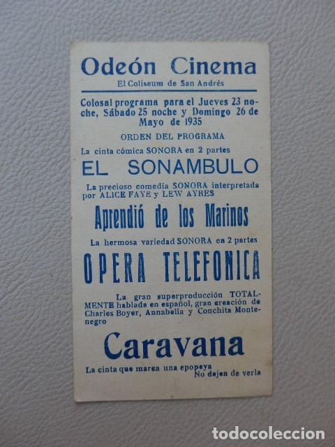 Cine: CARAVANA ANTIGUO PROGRAMA DE CINE - Foto 3