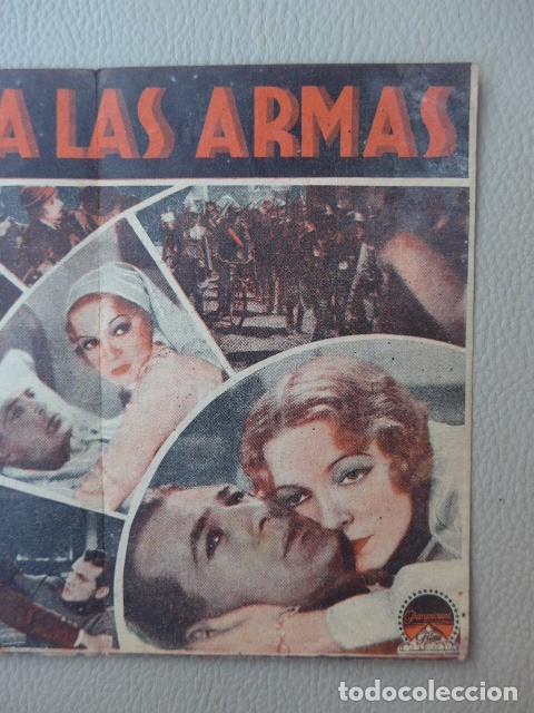 Cine: ADIOS A LAS ARMAS ANTIGUO PROGRAMA DE CINE - Foto 5
