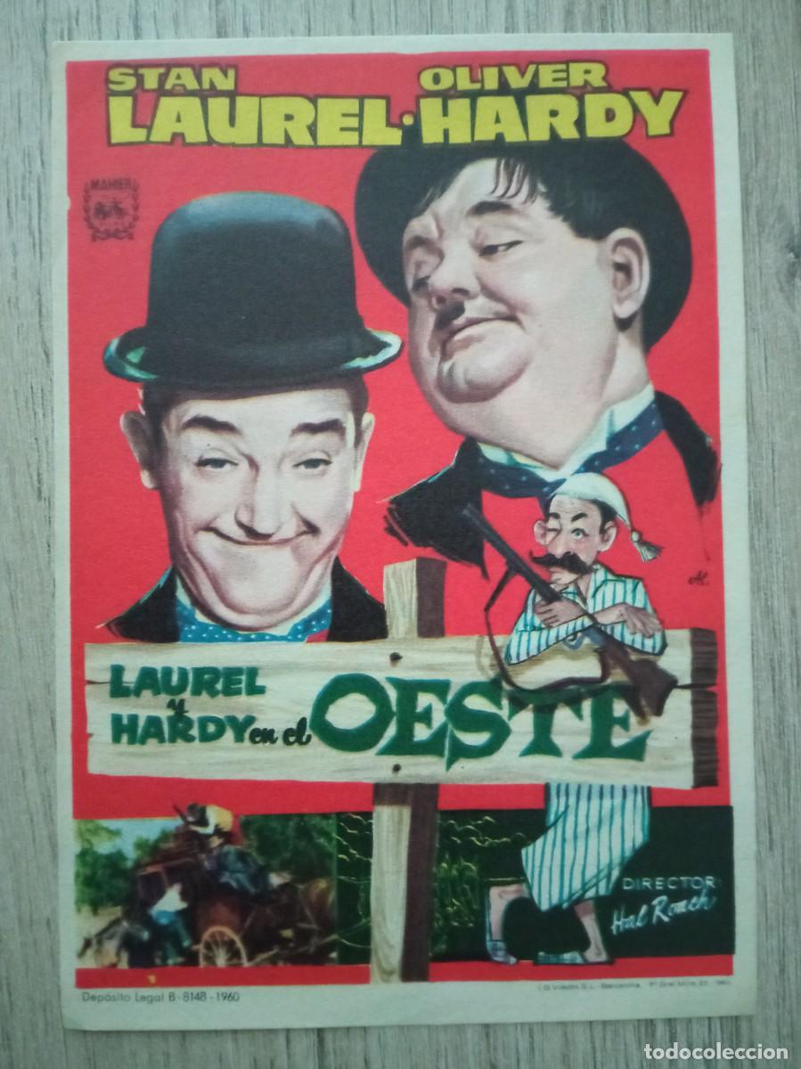 Cine: LAUREL Y HARDY EN EL OESTE, STAN LAUREL, OLIVER HARDY - Foto 1