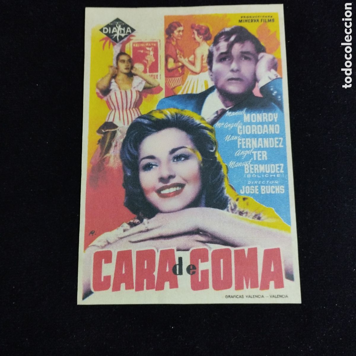 Cine: Programa de cine, sencillo. Cara de coma. Manuel Monroy. Mari &Aacute;ngeles Giordano. - Foto 1