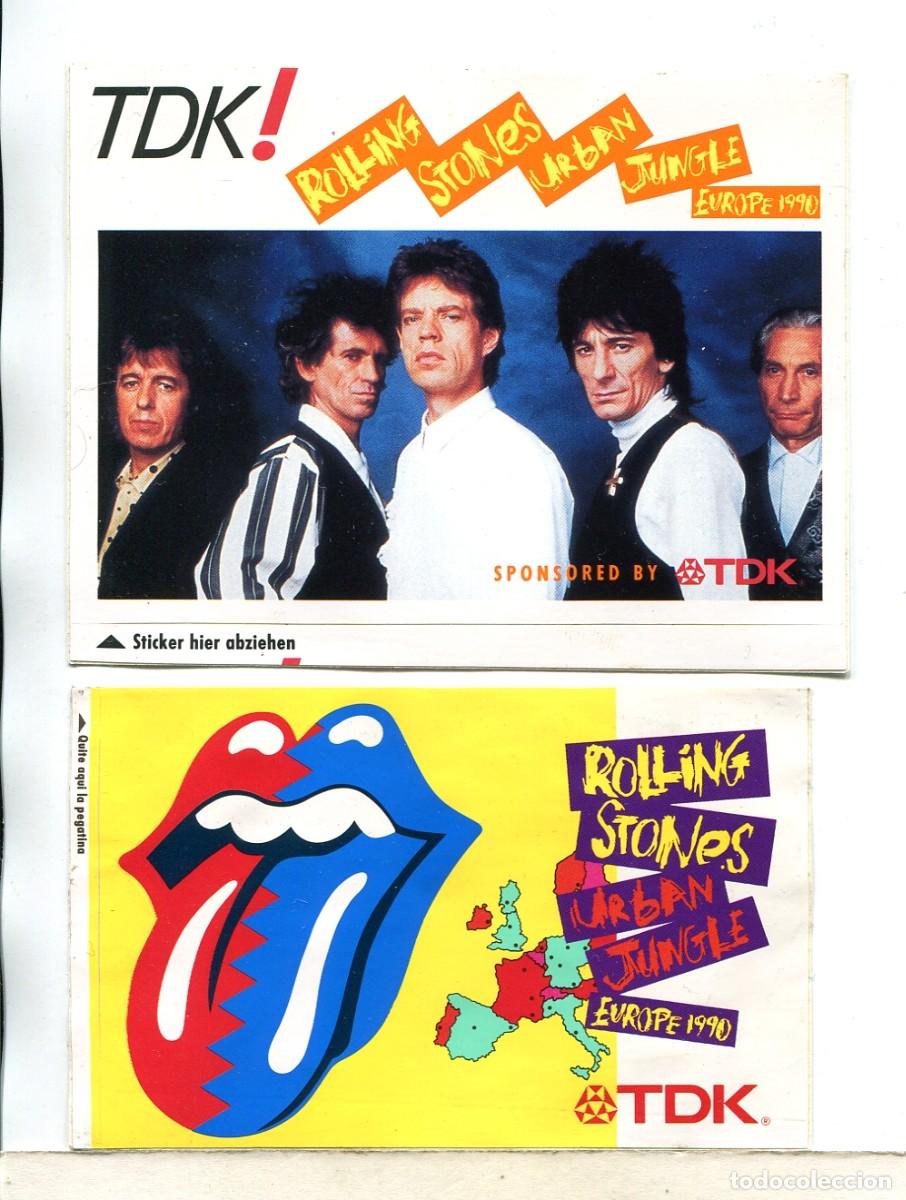 Cine: URBAN JUNGLE, con los ROLLING STONES. 2 PEGATINAS. - Foto 1