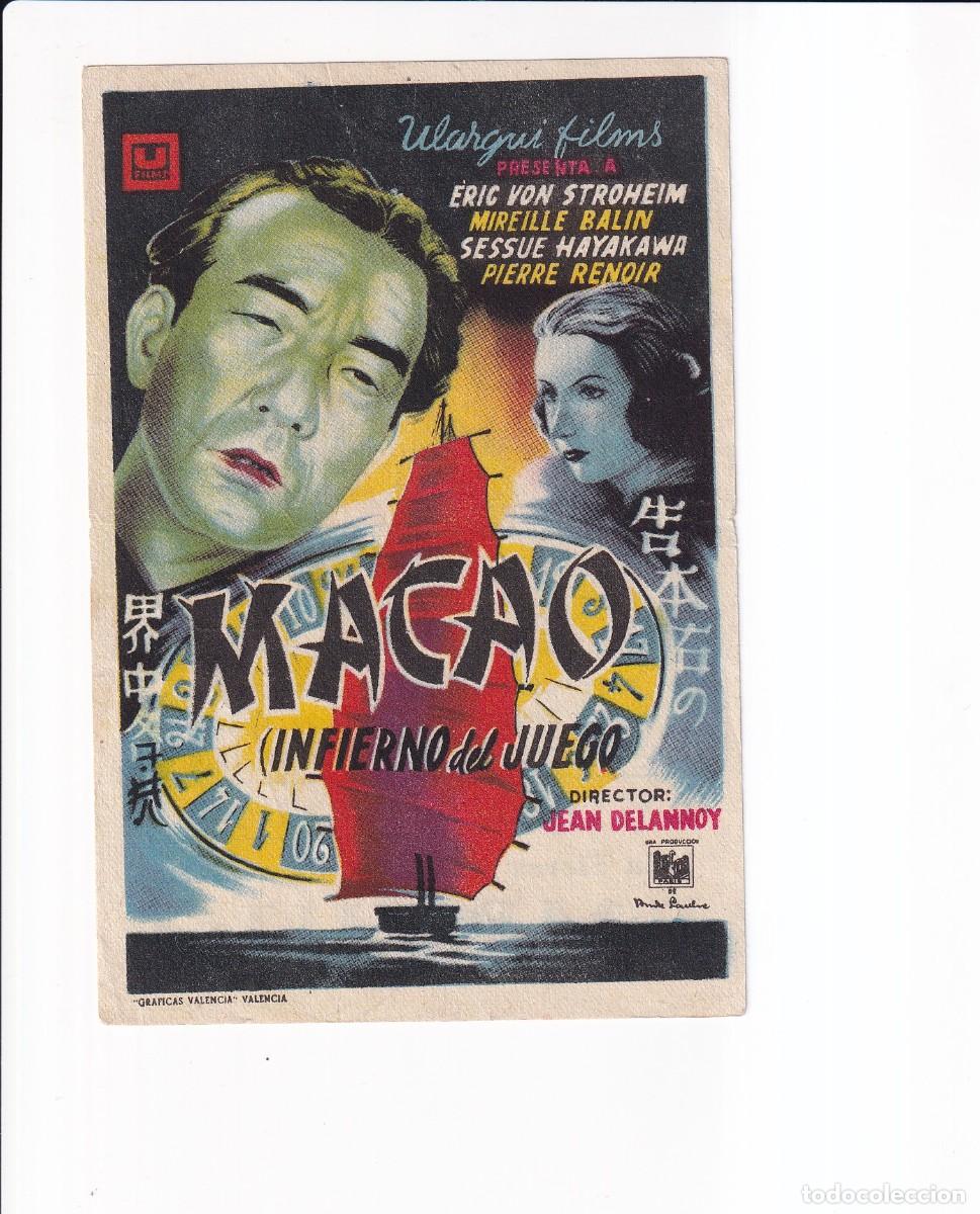 Cine: MACAO (INFIERNO DEL JUEGO) : ERIC VON STROHEIM - Foto 1