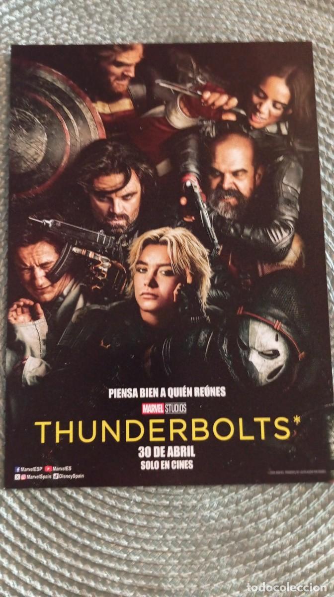 Cine: PROGRAMA DE ** THUNDERBOLTS ** MARVEL . 21 x 15 CMS. - Foto 1