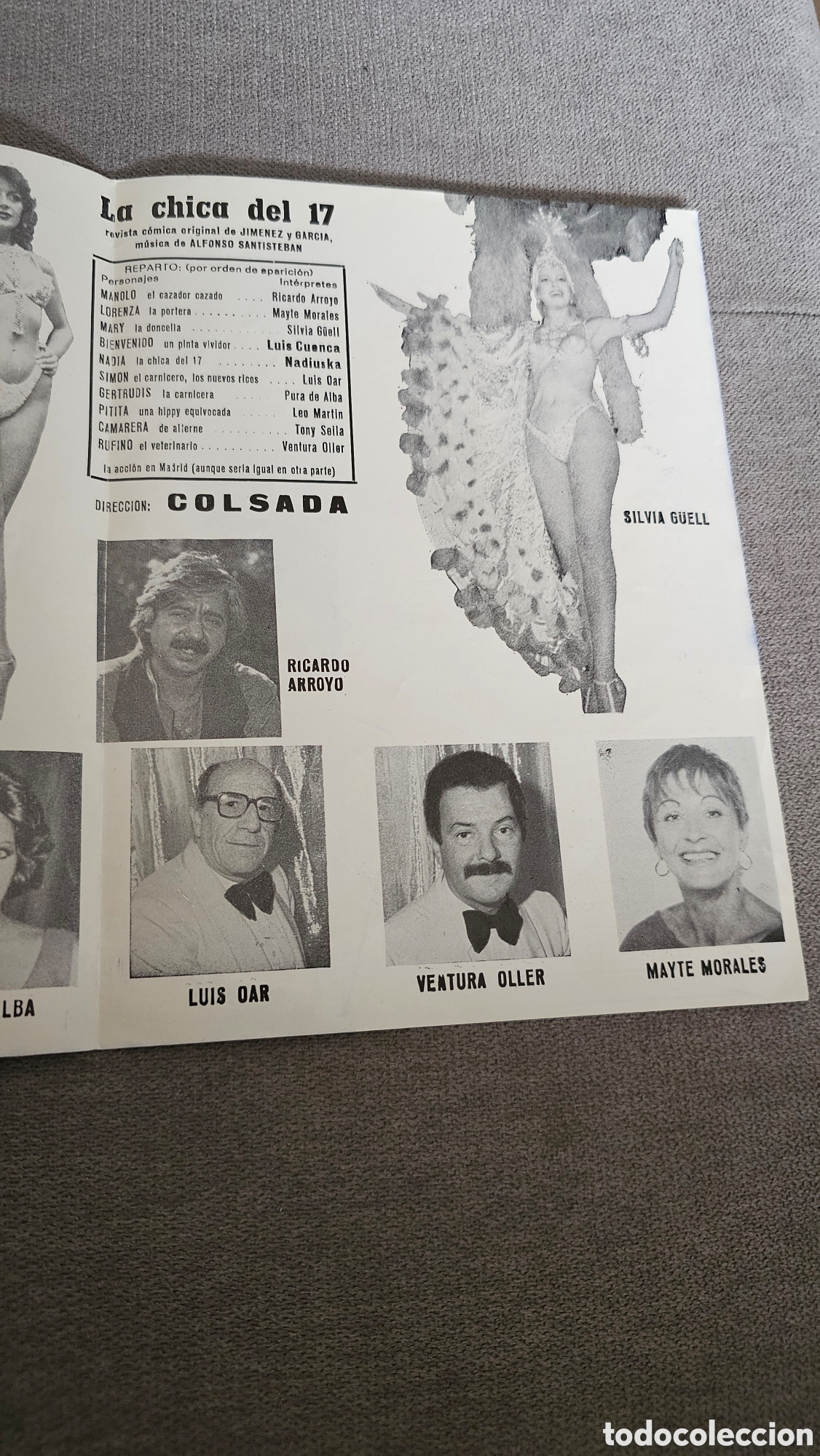 Cine: Programa teatro &rdquo;LA CHICA DEL 17&rdquo; con Nadiuska 1986 - Foto 7