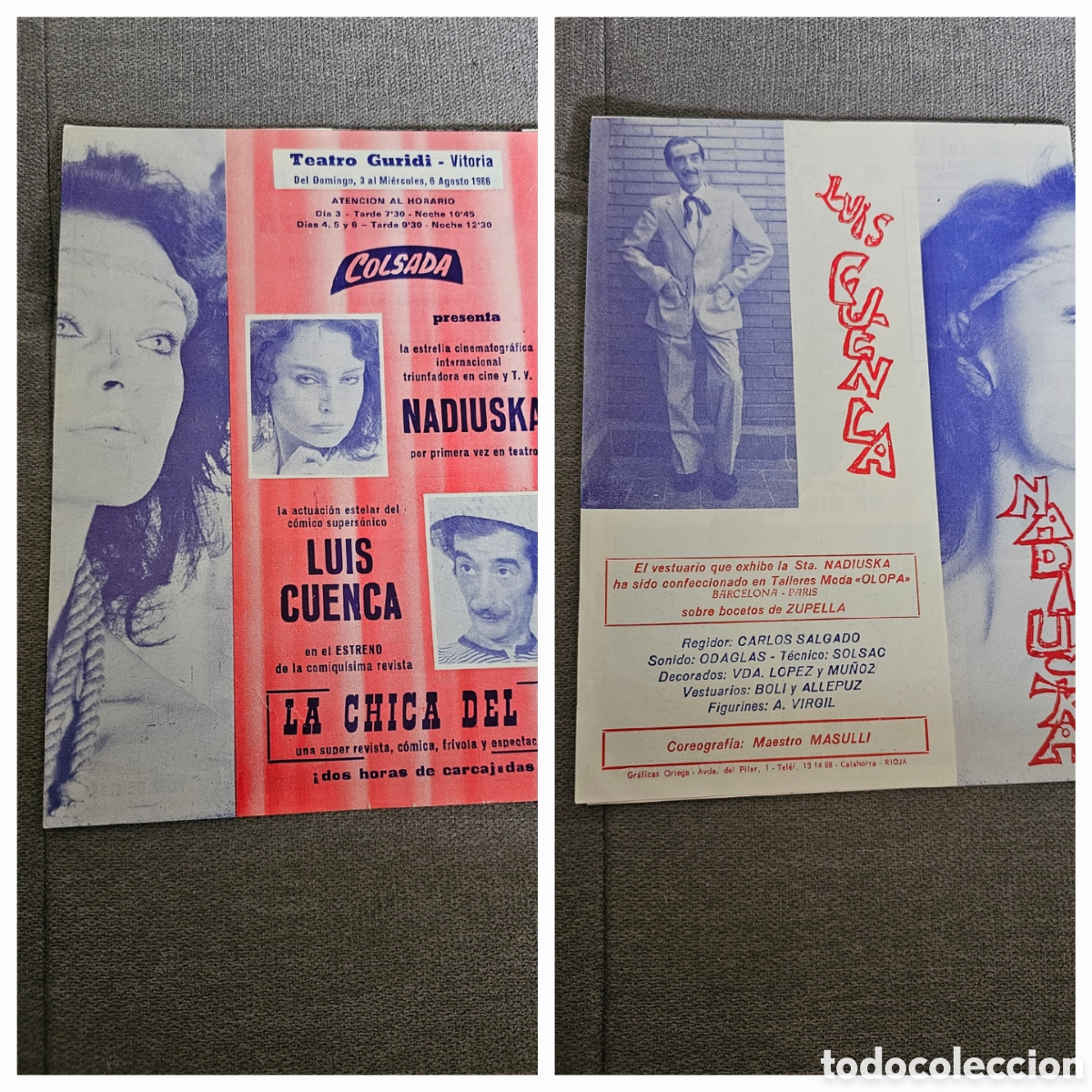Cine: Programa teatro &rdquo;LA CHICA DEL 17&rdquo; con Nadiuska 1986 - Foto 1