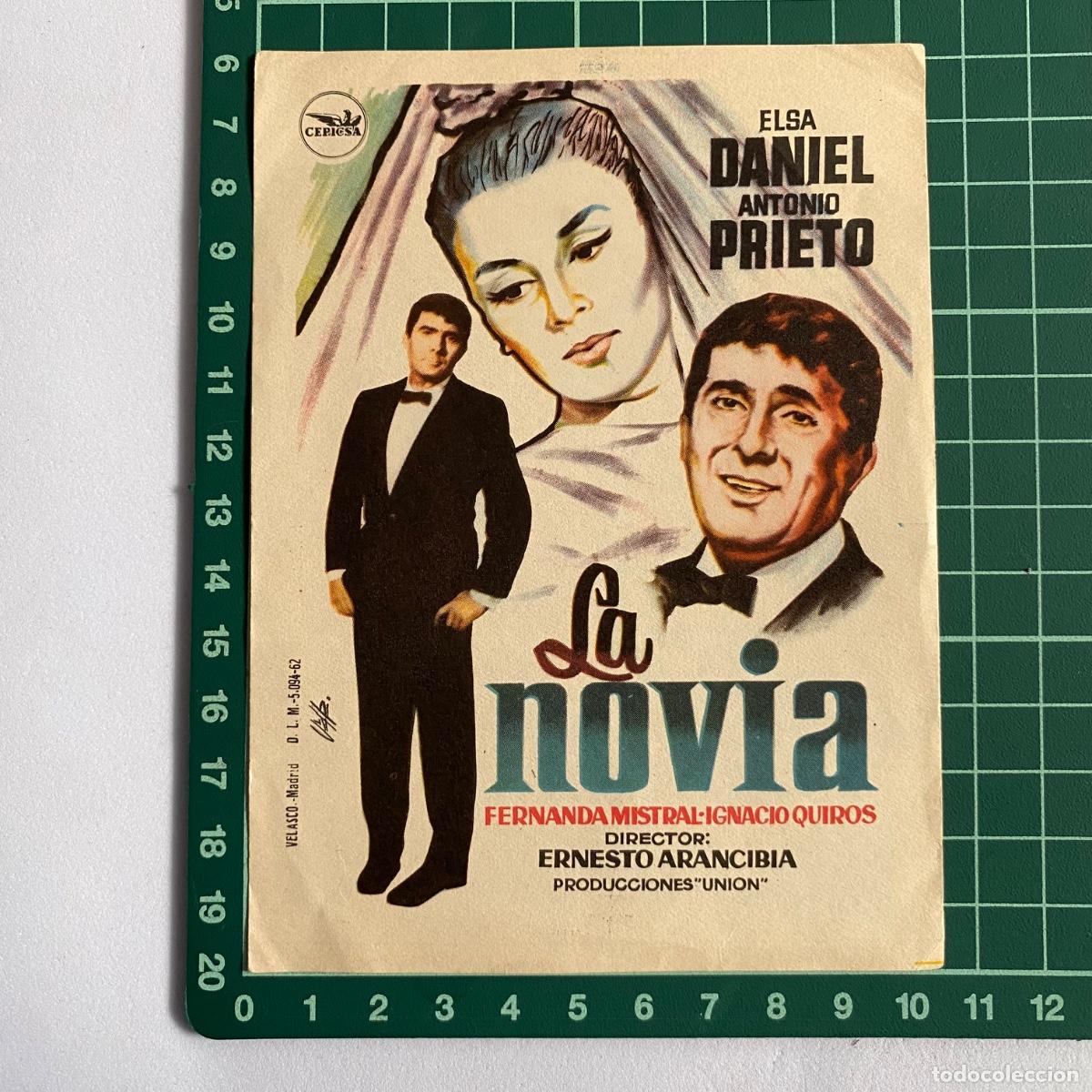 Cine: Programa Folleto de mano cine pelicula La novia - Foto 1